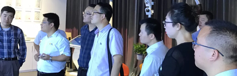 深圳市寶安區領導率隊蒞臨源碼參觀考察